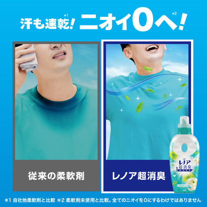 レノア 超消臭1WEEK 柔軟剤 やさしく香る超消臭 フレッシュソープ 詰め替え 超特大(1280mL) 4987176217585