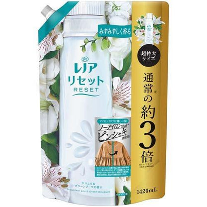 レノアリセット ヤマユリ&グリーンブーケの香りつめかえ用超特大サイズ 1420ml 4987176124692 柔軟剤