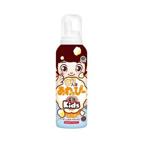 アース製薬 遊べる入浴 あわっぴー ミカンの香り 160ml 4901080099914 入浴剤 子供 風呂