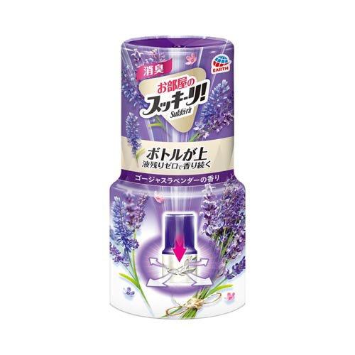 アース製薬 お部屋のスッキーリ!Sukki-ri! ゴージャスラベンダーの香り 400ml 消臭剤 芳香剤 4901080655417
