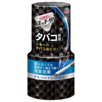 アース製薬 お部屋のスッキーリ!Sukki-ri! タバコ用 クリーンシトラスの香り 400ml 消臭剤 芳香剤 4901080655813