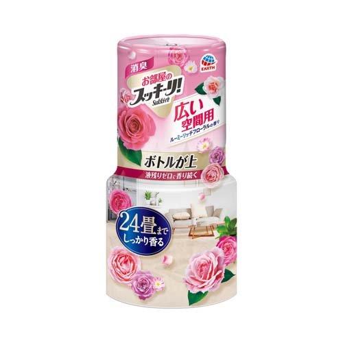 アース製薬 お部屋のスッキーリ! Sukki-ri! 広い空間用 ルーミーリッチフローラルの香り 4901080698315 消臭剤 芳香剤 置き型