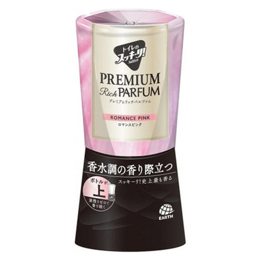 アース製薬 トイレのスッキーリ! プレミアム リッチパルファム ロマンスピンク 400mL 4901080695116 消臭 芳香剤