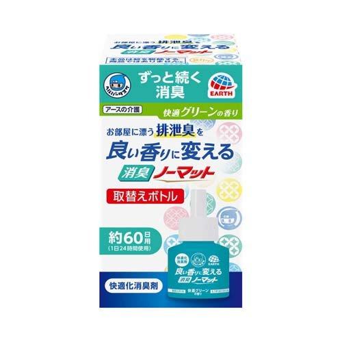 アース製薬 ヘルパータスケ 良い香りに変える 消臭ノーマット 取替えボトル 快適グリーンの香り 45ml 4901080081018 快適化消臭剤 介護 排泄臭