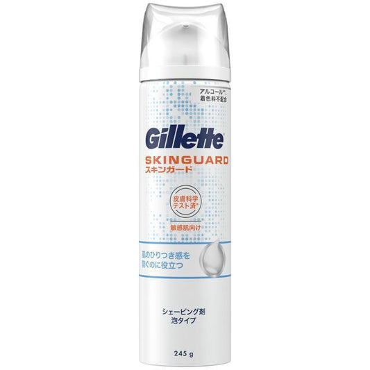 P&G ジレット スキンガードフォーム 245g 4987176053305 男性 髭剃り カミソリ