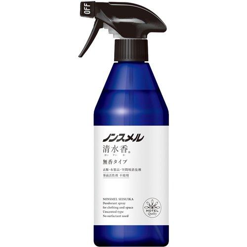 白元アース ノンスメル清水香 無香 本体 400mL 4902407013941 汗 体臭 タバコ 料理 ペット