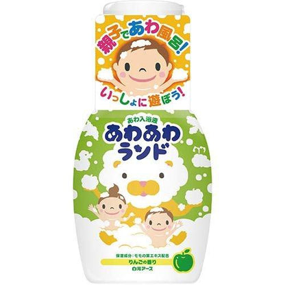 あわあわランド りんごの香り 300ml 4901559226575 泡入浴剤 泡風呂 子供 子ども 泡遊び バブルバス