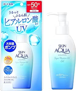 ロート製薬 スキンアクア 50+ スーパーモイスチャージェル ポンプ 140g 4987241190867