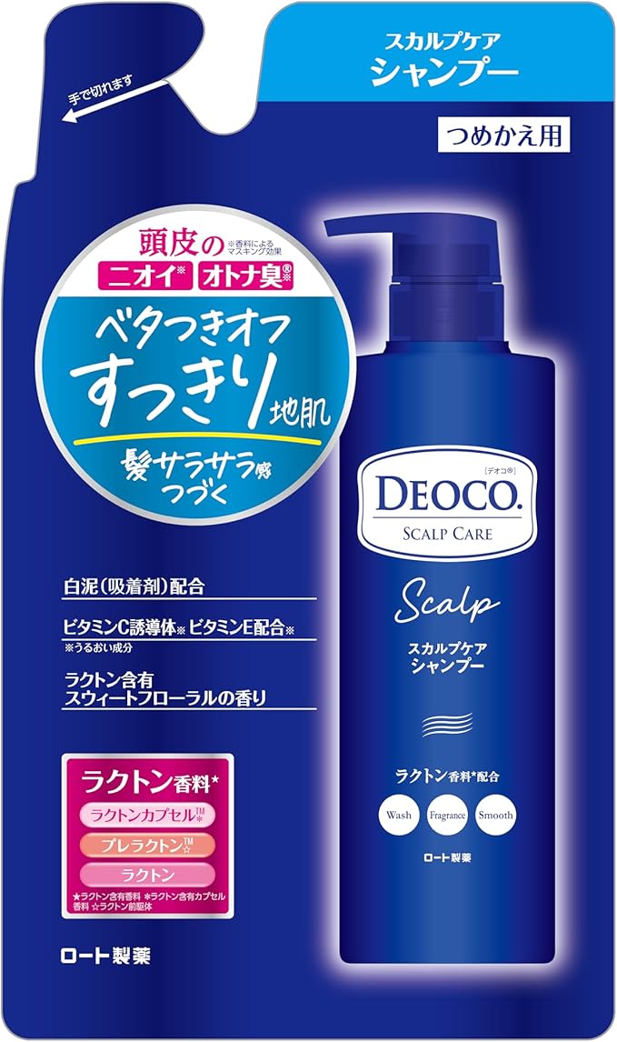 デオコ スカルプケアシャンプー つめかえ用 370ml スウィートフローラルの香り 4987241193950