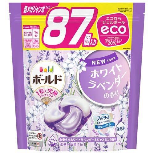 ボールド 洗濯洗剤 ジェルボール 4in1 ホワイトラベンダー 詰め替え 超メガジャンボ 87個入 4987176251831