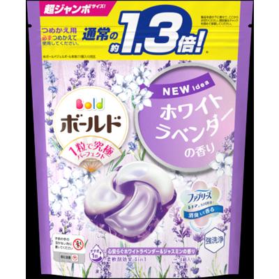 ボールド ジェルボール4D 心安らぐホワイトラベンダー＆ジャスミンの香り つめかえ超ジャンボサイズ 14個4987176251817