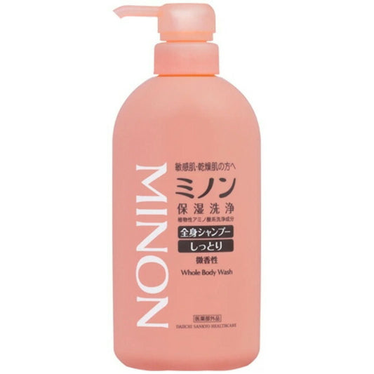 第一三共ヘルスケア ミノン 全身シャンプーしっとりタイプ ボトル 本体 450ml 4987107615923