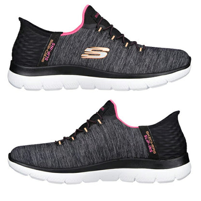 スケッチャーズ レディース スリップインズ サミッツ - ダズリング ヘイズ 149937W スリッポン 洗濯可 ヴィーガン素材