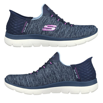 スケッチャーズ レディース スリップインズ サミッツ - ダズリング ヘイズ 149937W スリッポン 洗濯可 ヴィーガン素材