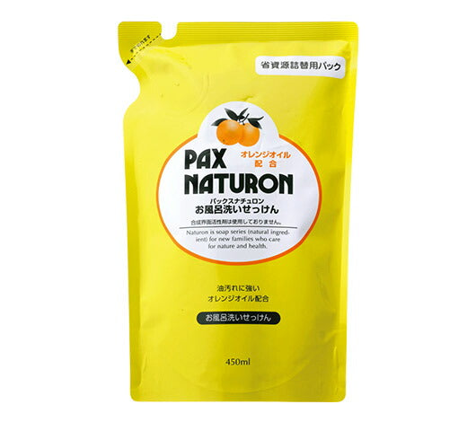 太陽油脂 パックス ナチュロン お風呂洗いせっけん つめかえ用 450ml 4904735053293