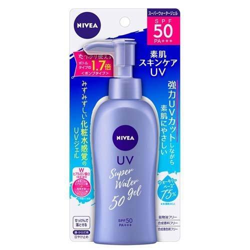 NIVEA(ニベア) サンプロテクト ウォータージェル SPF50 ポンプ 140g 4901301298690 紫外線 日焼け止め UVカット