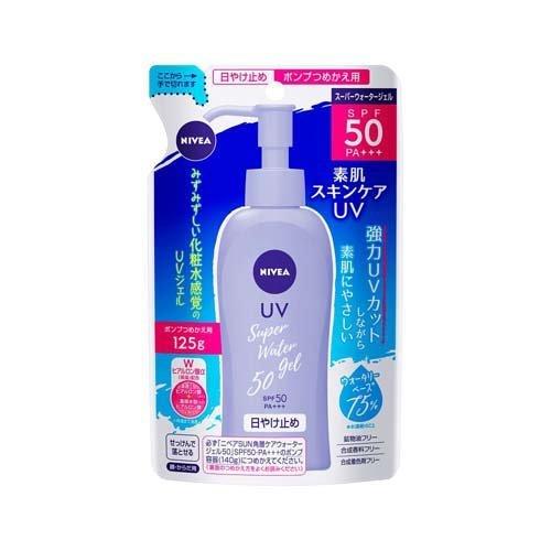 花王 NIVEA(ニベア) サンプロテクトウォータージェル SパウダーF50 詰替え 125g 4901301298706 SPF50 PA+++