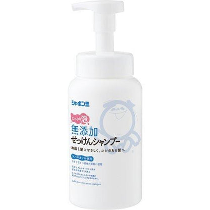 シャボン玉 無添加 せっけん シャンプー泡タイプ 520ml 49017970033430