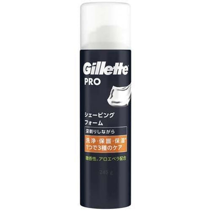 Gillette PRO シェービングフォーム 245g 4987176104144 男性 髭剃り カミソリ