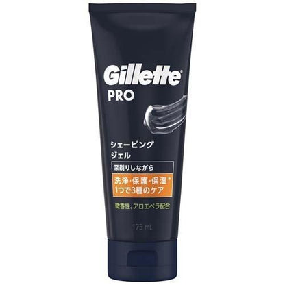 P&G Gillette PRO シェービングジェル 175ml 4987176104168 髭剃り 男性 カミソリ