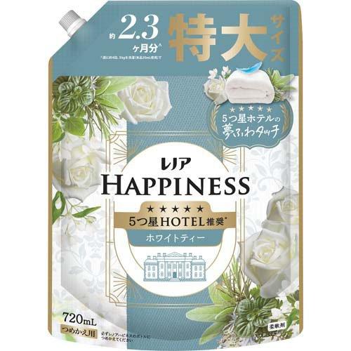 P&G レノア ハピネス 夢ふわタッチ 柔軟剤 ホワイトティー 詰め替え 特大サイズ 720mL 4987176277206