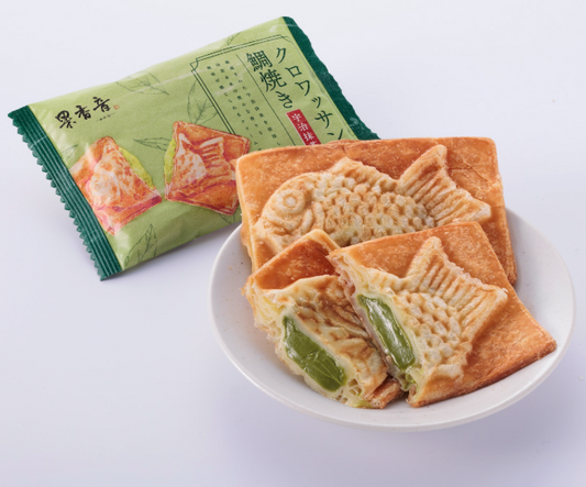 【賞味期限10/1】クロワッサン鯛焼き　宇治抹茶