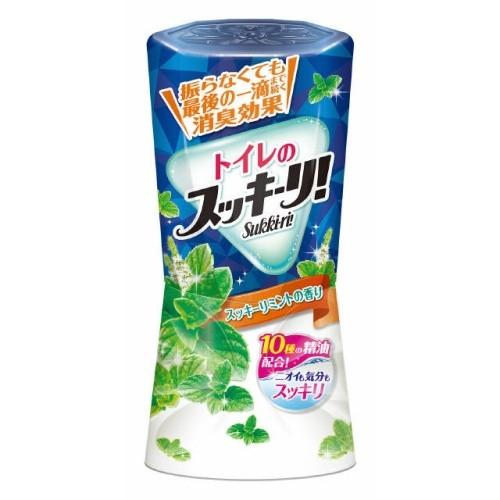 アース製薬 トイレのスッキーリ! Sukki-ri! スッキーリミントの香り  400ml 4901080649317 消臭芳香剤 トイレ用