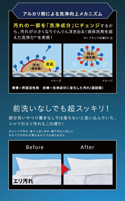 アタックZERO パーフェクトスティック 51本入り　4901301420268 洗濯 洗剤