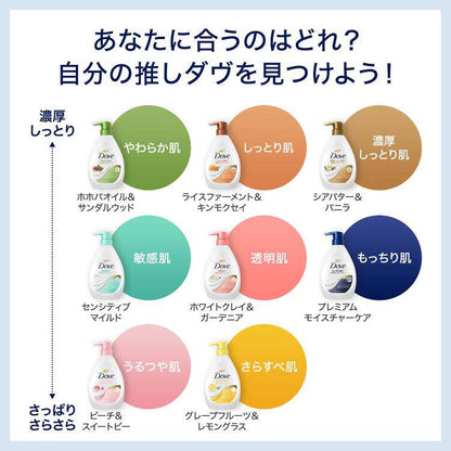 ダヴ ボディウォッシュ ライスファーメント&キンモクセイ ポンプ 470g 4902111775296