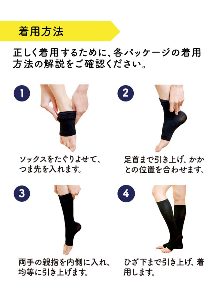 メール便 レキットベンキーザー・ジャパン メディキュット メディカル ひざ下(ブラック) Mサイズ 4986803803634