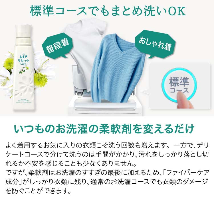 レノアリセット シトラス&ヴァーベナの香りつめかえ用超特大サイズ 1420ml 4987176124753 柔軟剤